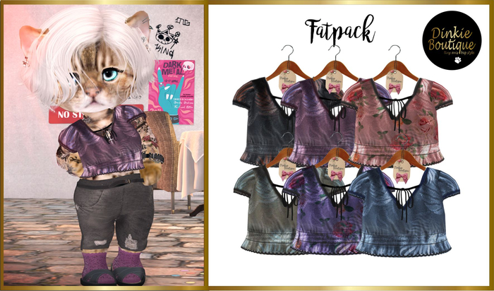 *DB* DINKIES COCO BLOUSE * FATPACK