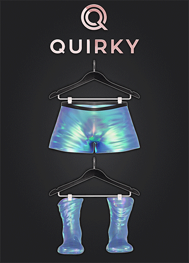 .Quirky. - Count Dongula Set - Holo Blue