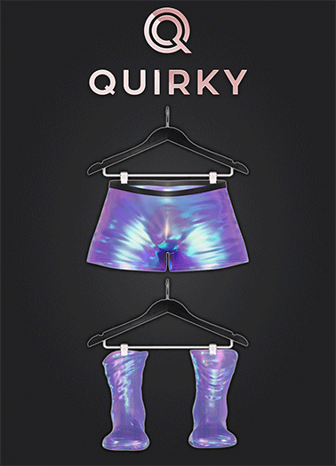 .Quirky. - Count Dongula Set - Holo Purple