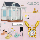 07 -Culco- Playhouse -Clock Golden 3Li 