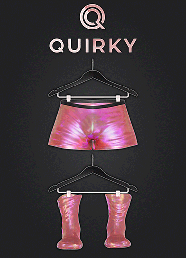 .Quirky. - Count Dongula Set - Holo Pink