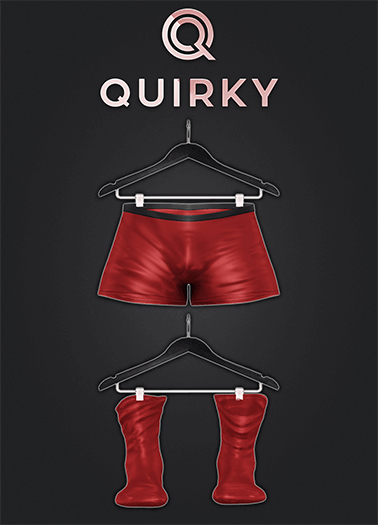 .Quirky. - Count Dongula Set - Red