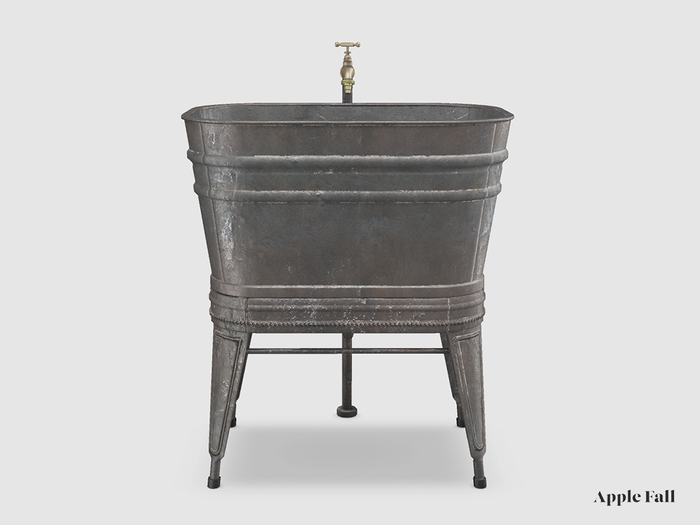 Apple Fall Trough Metal Sink (Box)