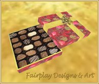 Deluxe Vintage Wrapped Christmas Chocolates*TOUCH FOR CHOCOLATE