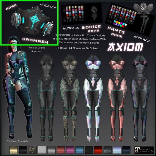 [The Forge] Axiom Gasmask, Maitreya, RARE
