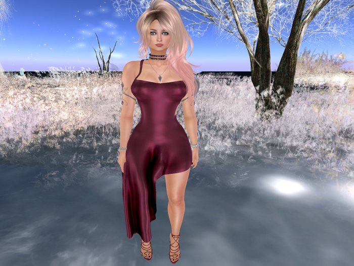 Para's Salsa Dress for Maitreya - Dark Pink