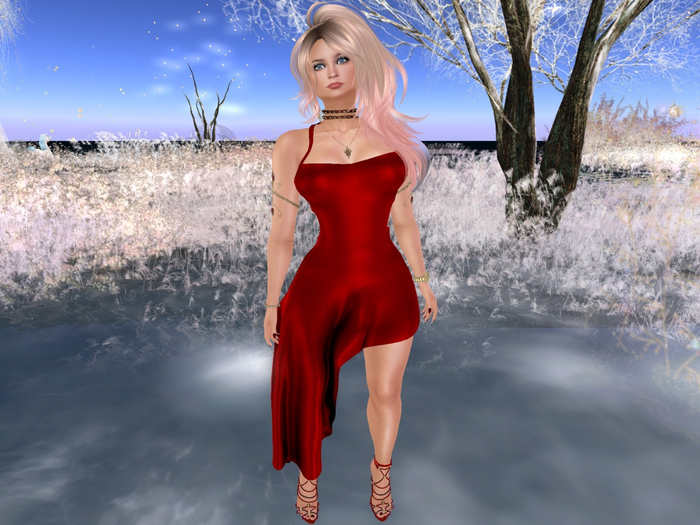 Para's Salsa Dress for Maitreya - Red
