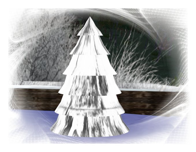 White Christmas Tree