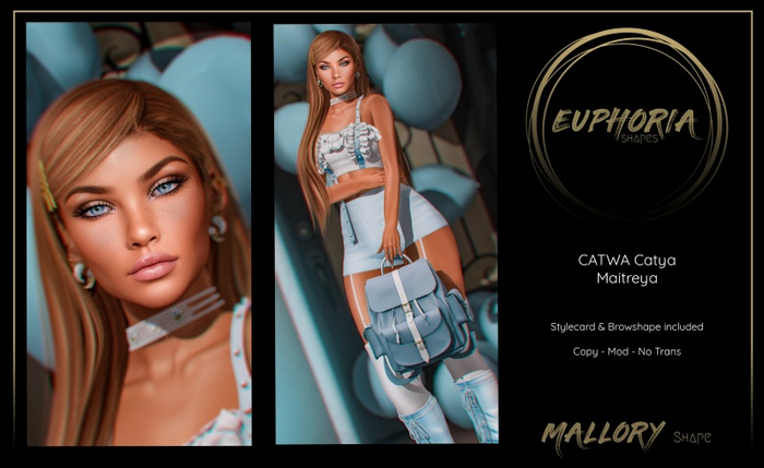 EUPHORIA Shapes - MALLORY Shape ( CATWA Catya )