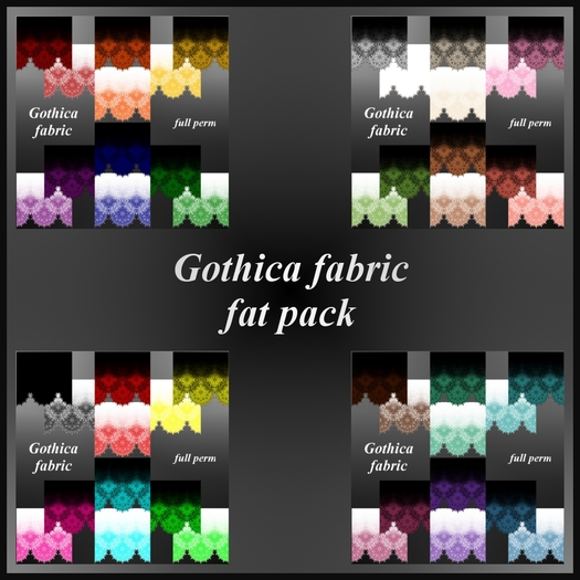 Eternal Creativity ~ Gothica fabric fat pack