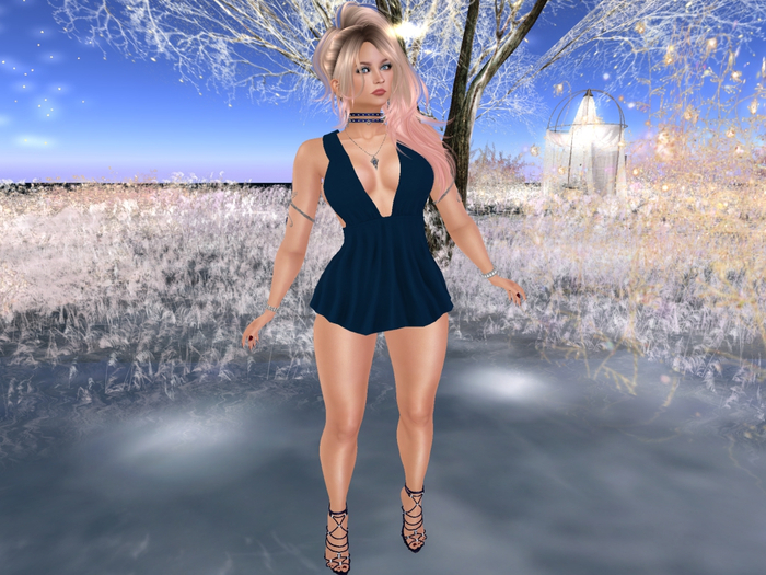 *Promo* Para's Babydoll dress for Maitreya - Dark Blue
