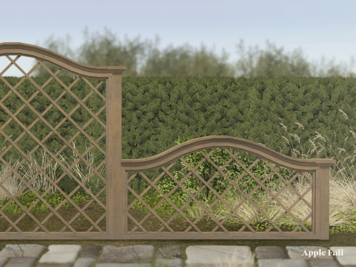 Apple Fall Blossom Fence Kit - Oak (Box)