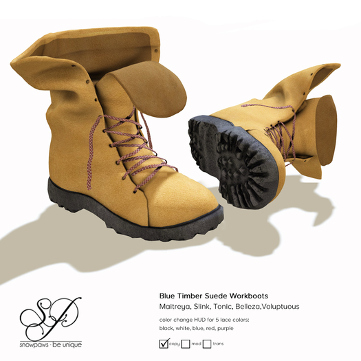Snowpaws - Timber Work Boots - Tan