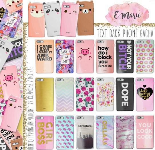 e.marie // Text Back Phone V2 F - Kemi Selfie {rez}