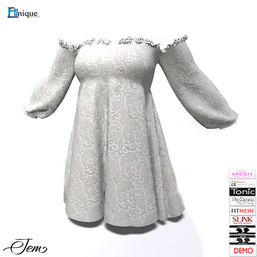 **ED**'Jem White Boho Dress BSM