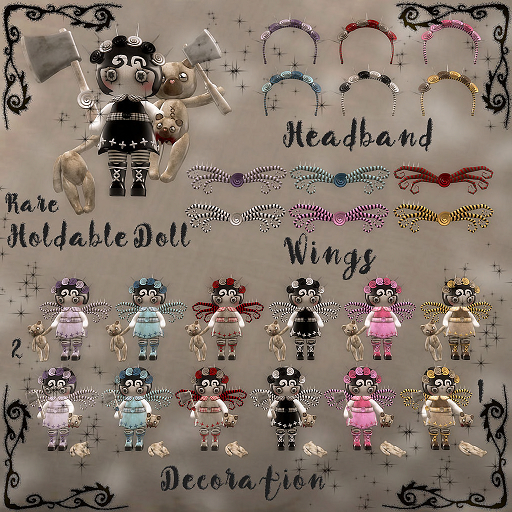 * Me and My teddy * Holdable Doll RARE