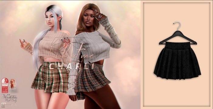 Look At Me. Charli : Skirt - black