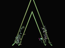 ionic : Ceremony arch (Triangles)
