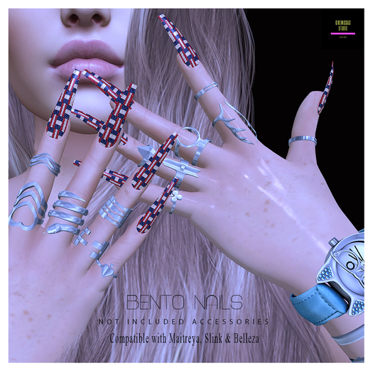 Cremosas Bento Nails Patriotic 4