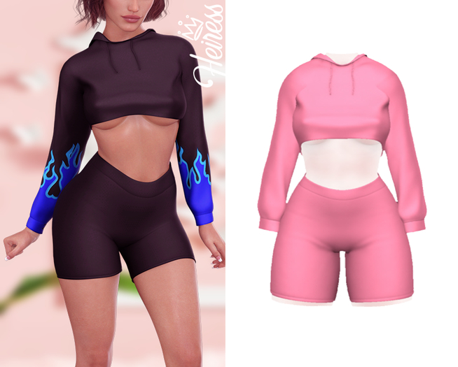 [H] Flamed Set - Pink [ADD]