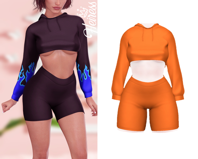 [H] Flamed Set - Orange [ADD]