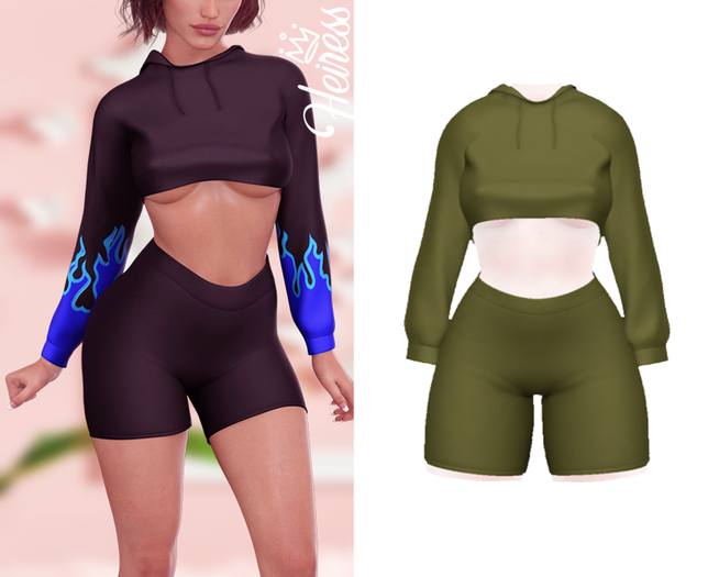 [H] Flamed Set - Olive [ADD]