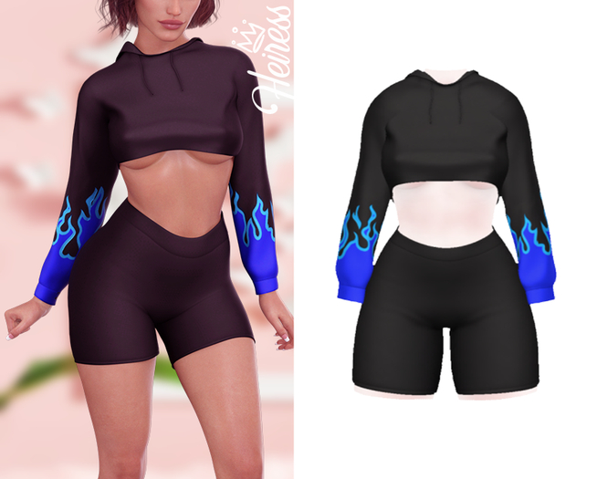 [H] Flamed Set - Black [ADD]