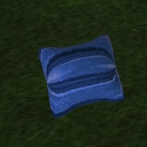 blue cushion