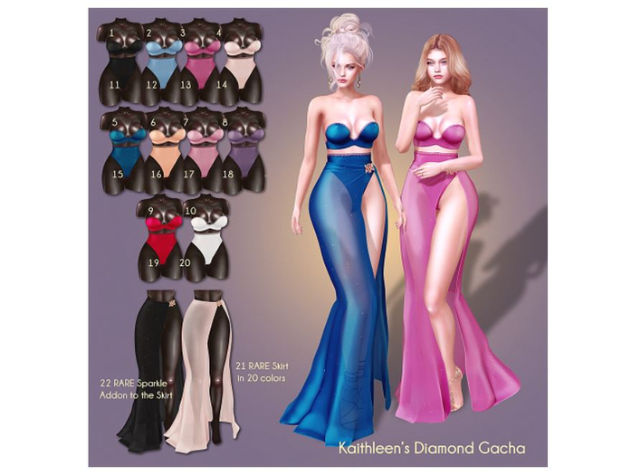 13 Kaithleen's Diamond Gacha - Bubblegum Legacy Panties