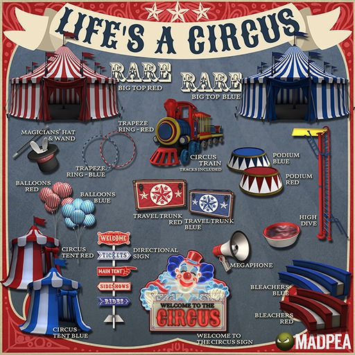 MadPea Life's a Circus - Circus Train