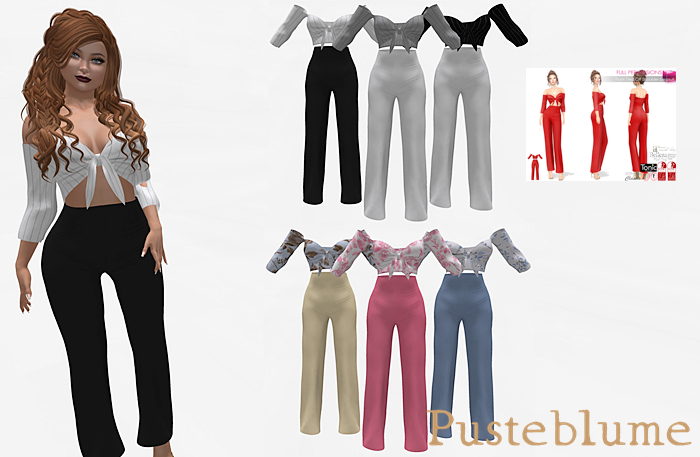 [Pusteblume]Texture for MI963846 Off Shoulder Jumpsuit Set 3