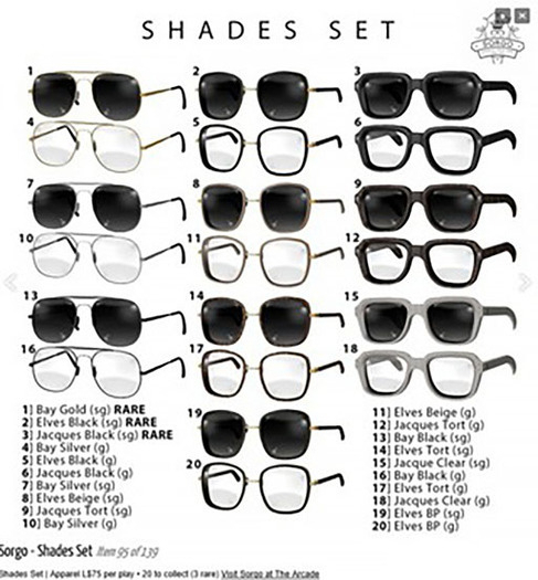 * SORGO - Jacques Shades / TORT (G)