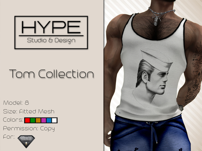 [ HYPE ] Tom Collection - Model 8 - Tank Top