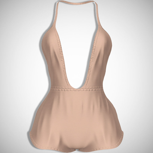 ChicModa // June Romper // NUDE
