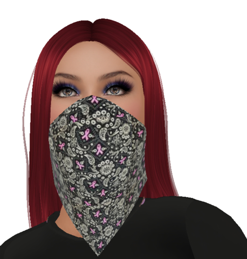 MSACS Ribbon Paisley Bandana Mask