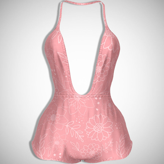 ChicModa // June Romper // PINK FLORAL