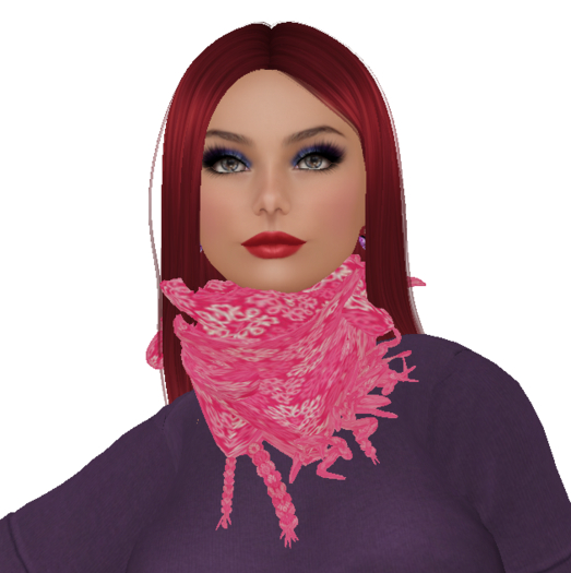 MSACS Hot Pink Ribbons Bandana Scarf