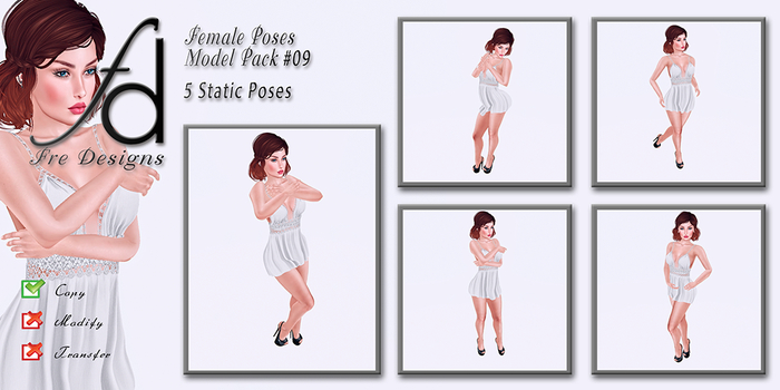Fre Designs Female Poses Model Pack #009