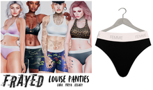Frayed - Louise Panties - Black
