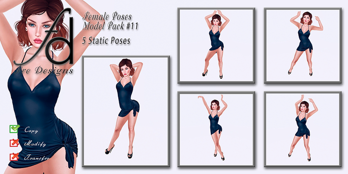 Fre Designs Female Poses Model Pack #011