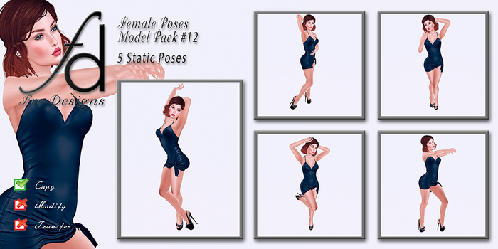 Fre Designs Female Poses Model Pack #012