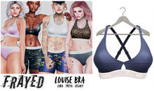 Frayed - Louise Bra - Blue