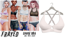 Frayed - Louise Bra - White