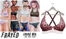 Frayed - Louise Bra - Pink Leo