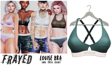 Frayed - Louise Bra - Teal