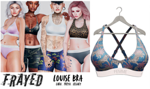 Frayed - Louise Bra - Tiger Palms