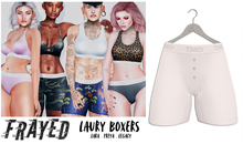 Frayed - Laury Boxers - White