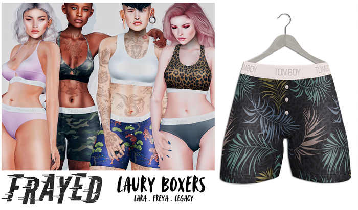 Frayed - Laury Boxers - Tropical