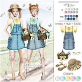 Belle Epoque { Garden Day } Glasses Blue (Box)