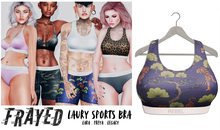 Frayed - Laury Sports Bra - Oriental